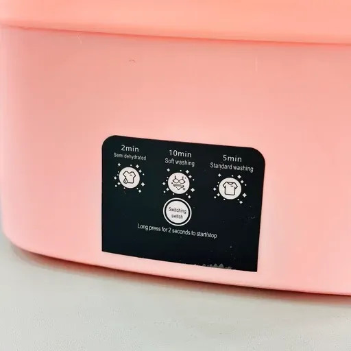لباسشویی مینی واش تاشو مسافرتی سیلیکونی اورجینال مدل MLSC-01 / دارای شیر تخلیه