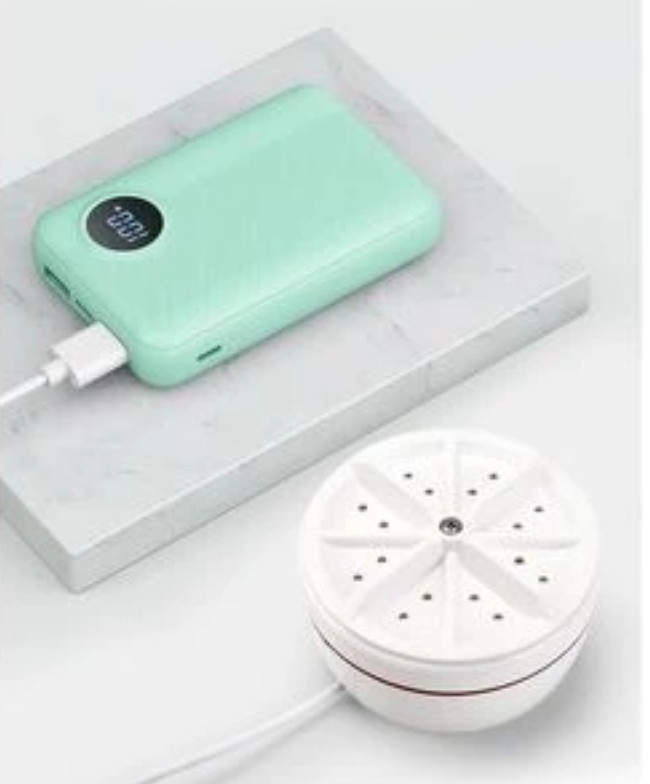 توربین لباسشویی پرتابل مسافرتی USB وارداتی اورجینال | مینی واش مسافرتی